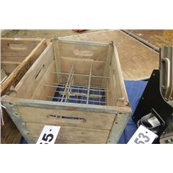 WOOD BOTTLE CRATE