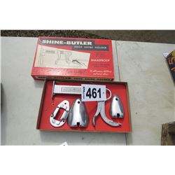 SHINE BUTLER SHOE SHINE HOLDER IN ORIGINAL BOX