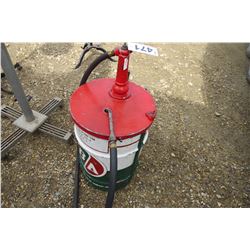 BA GREASE CAN WITH PUMP
