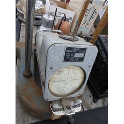 BEAR HEADLIGHT TESTER AND STAND