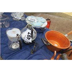 COFFEE POT AND KETTLE