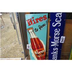 HIRES ROOTBEER METAL SIGN
