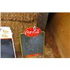 Image 1 : COCA COLA METAL SIGN/BLACK BOARD