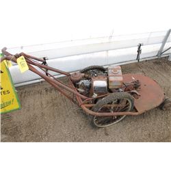 ONE OF THE FIRST GAS LAWN MOWERS