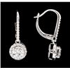 Image 2 : 1.80 ctw Diamond Earrings - 14KT White Gold