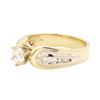 Image 2 : 0.66 ctw Diamond Ring -1 4KT Yellow And White Gold