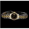Rolex 18KT Two-Tone Diamond DateJust Ladies Watch