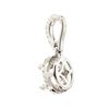 Image 2 : 0.20 ctw Diamond Semi-Mount Pendant - 18KT White Gold