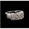 14KT White Gold 0.85 ctw Diamond Ring