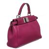 Image 4 : Fendi Pink Nappa Leather Peekaboo Micro CrossbodyHandbag