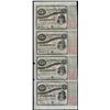 Image 1 : Uncut Sheet of (4) State of Louisiana Baby Bond Obsolete Notes