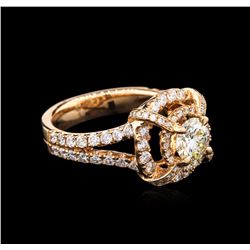 2.06 ctw Diamond Ring - 14KT Rose Gold