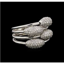 14KT White Gold 0.59 ctw Diamond Ring