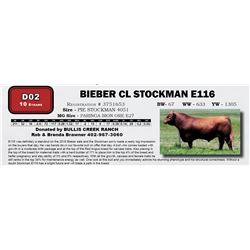 D02 - BIEBER CL STOCKMAN E116