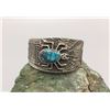 Image 2 : PHILANDER BEGAY Bracelet with NICE Turquoise