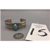 Image 9 : Turquoise and Sterling Cuff Bracelet
