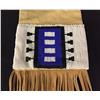Image 2 : Leather Beaded Pouch - Apache
