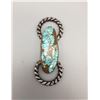 Image 2 : Turquoise and Sterling Silver Scarf Slide
