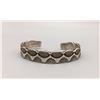 Image 1 : Deeply Stamped Sterling Silver Bracelet