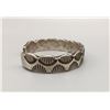 Image 3 : Deeply Stamped Sterling Silver Bracelet