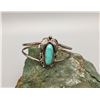 Image 2 : Vintage Turquoise and Sterling Silver Cuff Bracelet