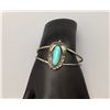 Image 8 : Vintage Turquoise and Sterling Silver Cuff Bracelet