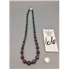 Image 8 : Turquoise and Coral Beaded Necklace