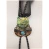 Image 8 : Carved Turquoise “Bear” Bolo