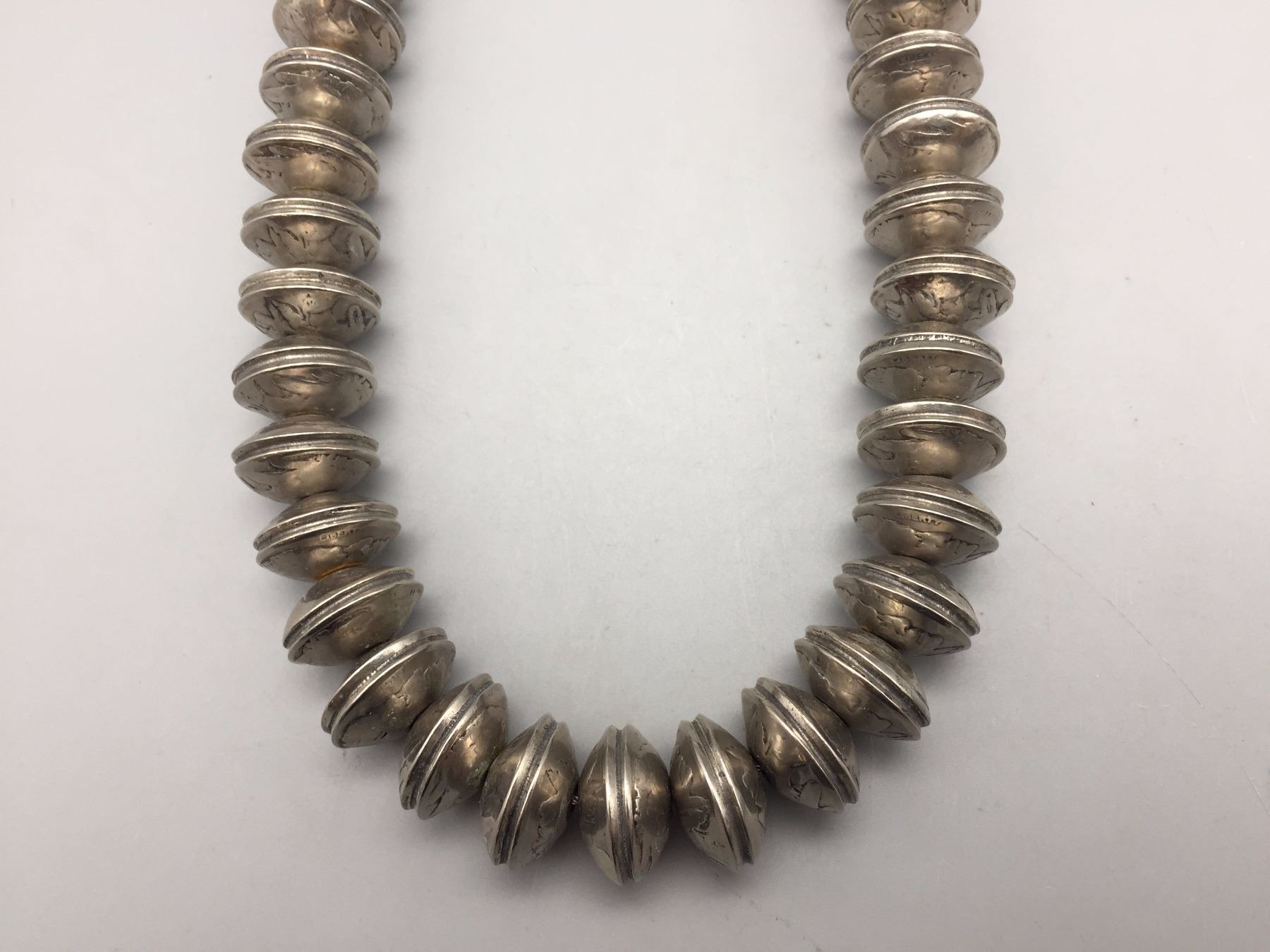 Heavy! Indian Head Nickel Bead Necklace