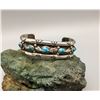 Image 8 : Vintage Turquoise and Sterling Bracelet