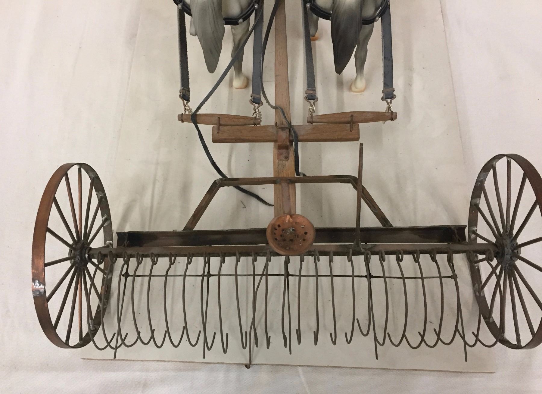 Highly Detailed Buck Rake and Bryers Horses
