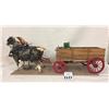 Image 11 : Detailed Wagon with Bryers Horses