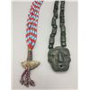 Image 1 : Pair of Trade Bead Style Necklaces