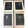 Image 1 : Group of 4 Sammy Sandoval Etchings