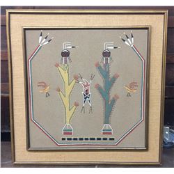 Large Navajo Sandpainting
