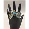 Image 1 : Group of 3 Vintage Rings