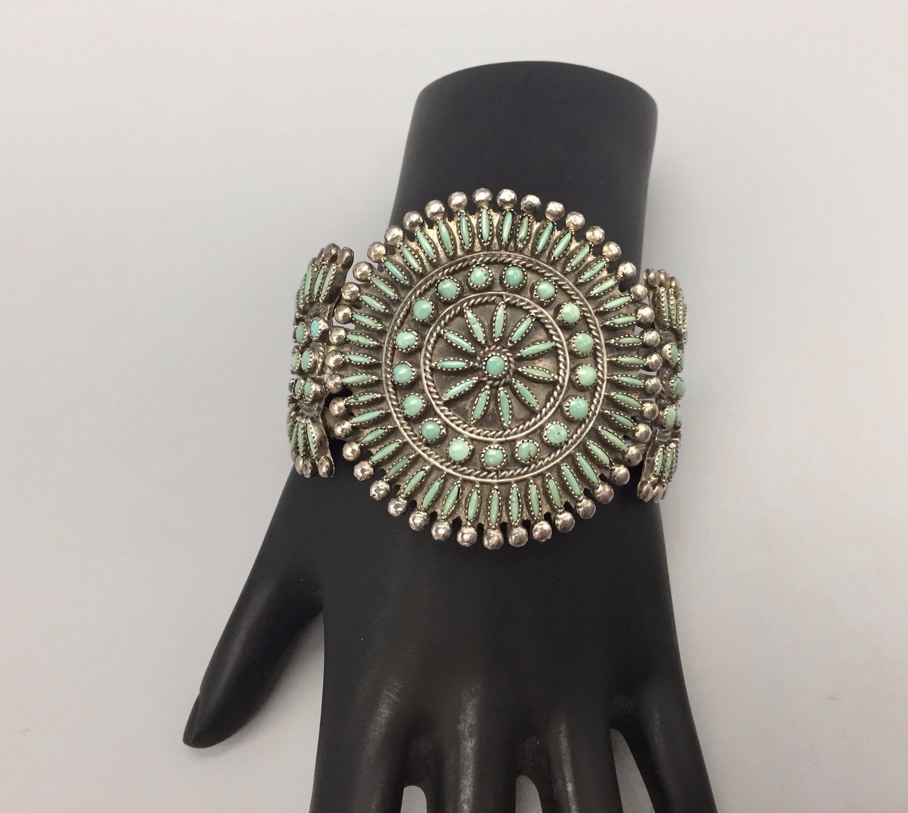 Vintage Zuni Needlepoint Bracelet