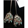 Image 10 : Zuni Rainbow Man Inlay Bolo - Cellicion