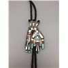 Image 2 : Zuni Rainbow Man Inlay Bolo - Cellicion