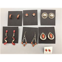 Group of 7 Pair of Earrings