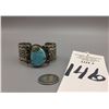 Image 8 : Large Stone Turquoise Bracelet