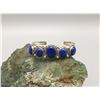 Image 7 : 5 Stone Lapis Bracelet