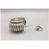 Image 4 : Unique Sterling Bracelet and Ring