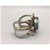 Image 2 : Turquoise, Sandcast Bracelet