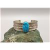 Image 2 : Turquoise and Sterling Silver Bracelet