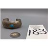 Image 9 : Vintage Turquoise and Sterling Silver Bracelet