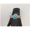 Image 8 : Sterling Silver and Turquoise Bracelet - Signed