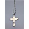 Image 5 : Turquoise and Sterling Cross with Chain