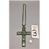 Image 9 : Turquoise and Sterling Cross with Chain