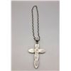 Image 5 : Turquoise and Sterling Cross with Chain